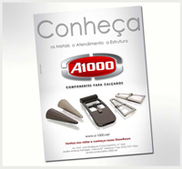 Campanha A1000 componentes para calçados